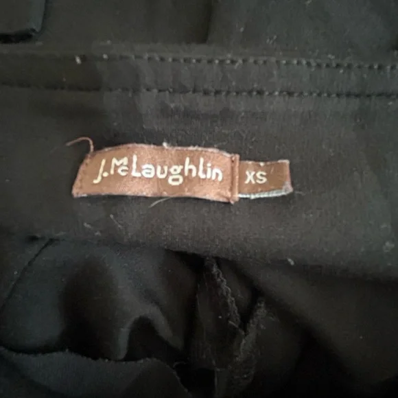 J. McLaughlin Like New Classic Black Women's Trousers Size XSC:4581-12